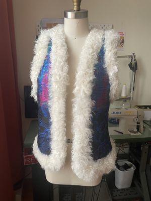 Natural fur vest