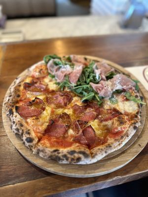 Half Habanera/Half Prosciutto & Arugula