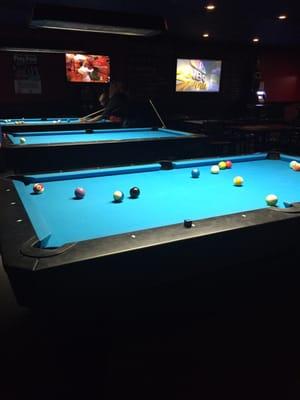 Amazing Teal Tables at the The Cue