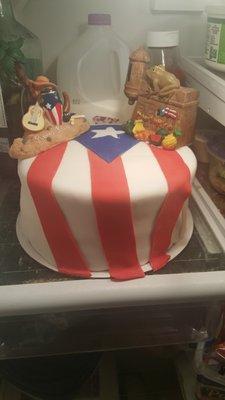 Flag Cake