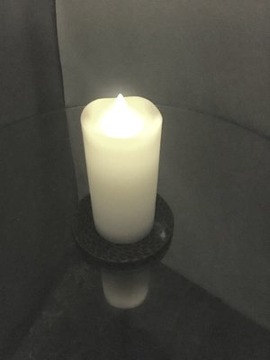 candle in my massage room adds ambiance .