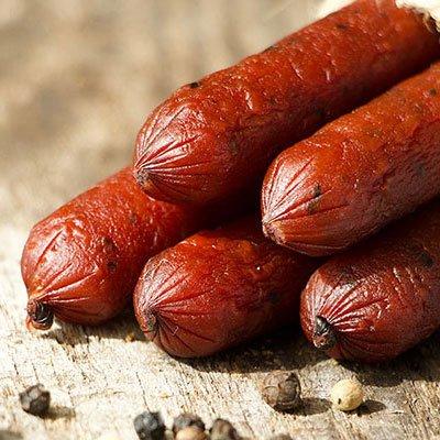 Honey Peppered Bacon Flavored Sausage Sticks