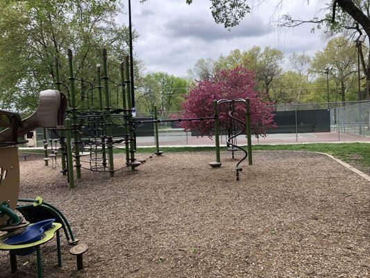 Tennis courts and Equipment at the park