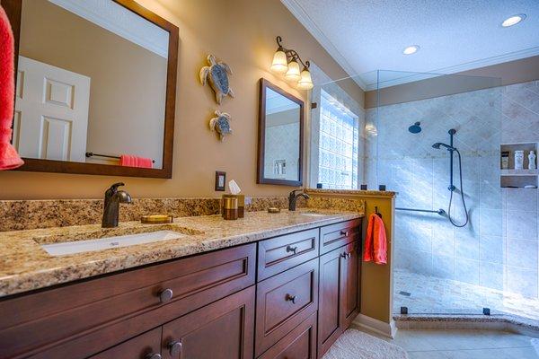 North Myrtle Beach Bathroom Remodel by Re-Builders, Inc.