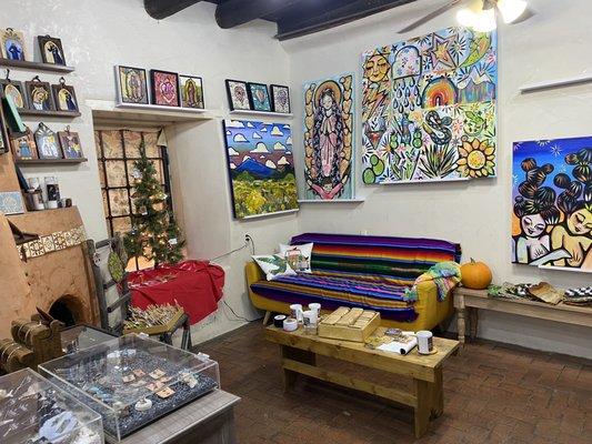 Gallery, inside shop