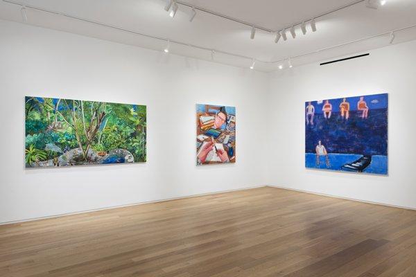 Alexander Berggruen, Katherine Bradford, Hulda Guzmán, Rebecca Ness, exhibition December 11, 2019 - January 29, 2020