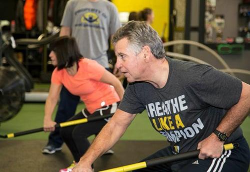 A family that trains together...Stays together.