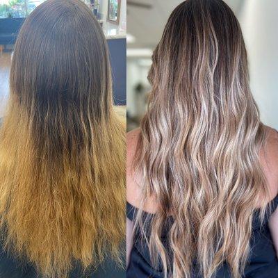 Hair transformation