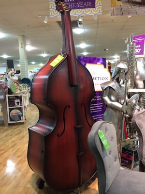 Large upright bass spotted at Home Goods for $999!