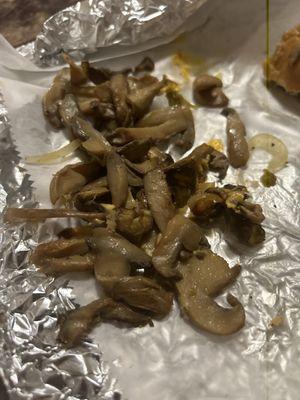 Philly Cheesesteak was almost entirely made of mushrooms! My wife is allergic to mushrooms. Menu doesn't say it comes with mushrooms!