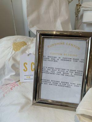 Customized linens