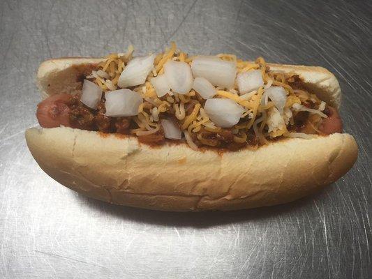 Our chili dog special!