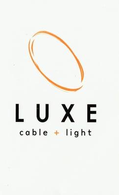 Luxe Cable + Light Logo