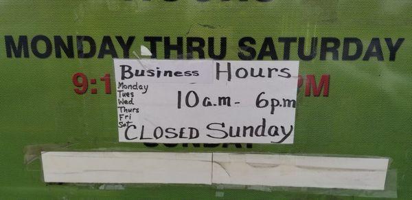 Business Hours