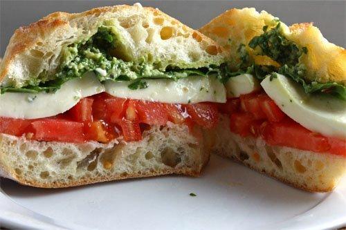 Caprese sandwich