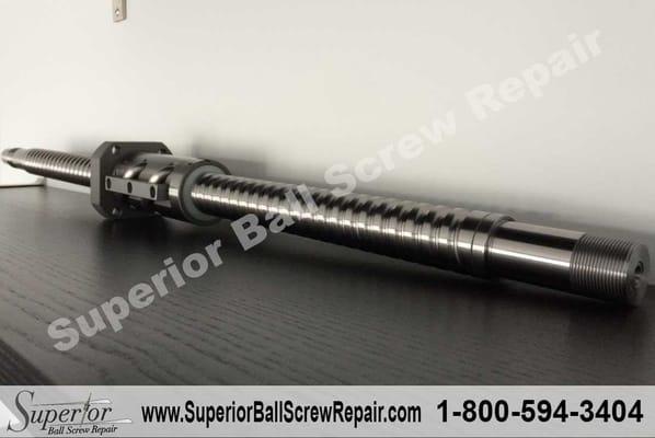 At Superior Ball Screw Repair Services we offer a 1 year warranty on all of our ball screw repair services and parts. 1-800-594-3404