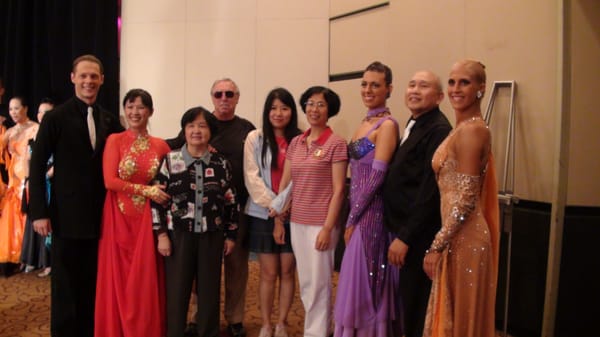 Our students taking a dance break in Toronto for a photo!