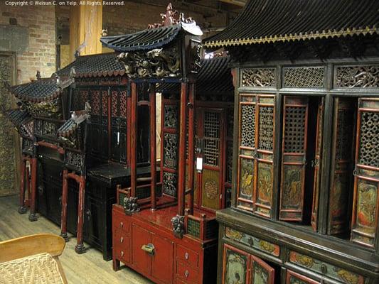 A selection of 19th century home altars from southeast China.