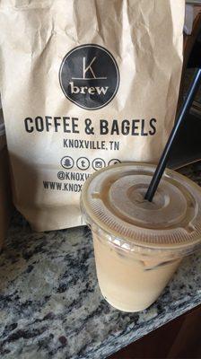 Coffee, bagel, & a cookie