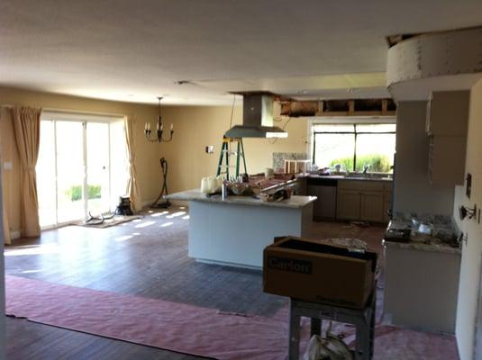 Remodeled Kitchen (Before) Danville.