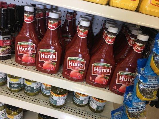 $1 for 24oz ketchup.