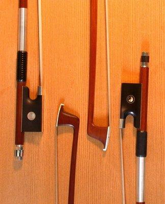 Hand selected violin bows from wonderful bow makers!