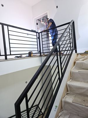 Modern railings fabricate call  267-593-8494