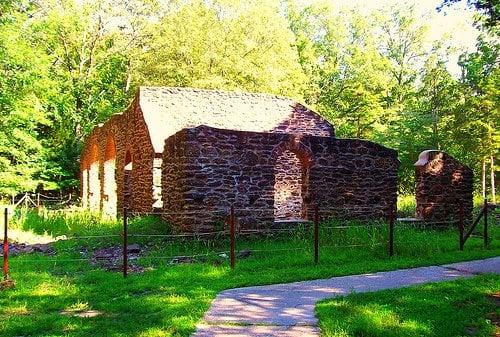 Old Glass Factory Building.