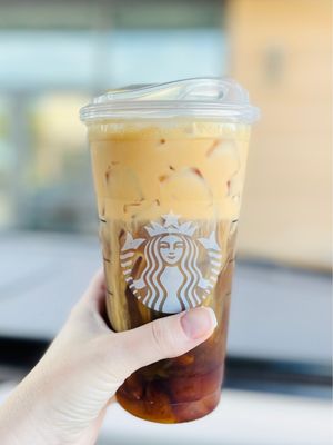 Pumpkin Cream Cold Brew with extra cream