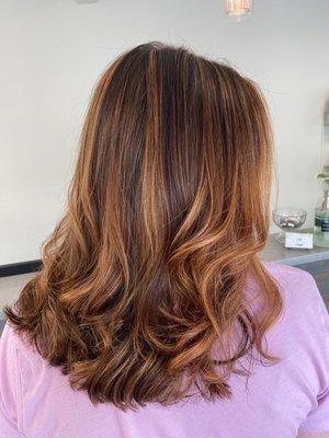 Dimensional color, cut and color by Ana