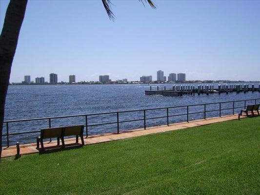 Love to sit along the waterway.