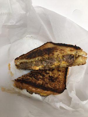 Burger world Texas toast melt