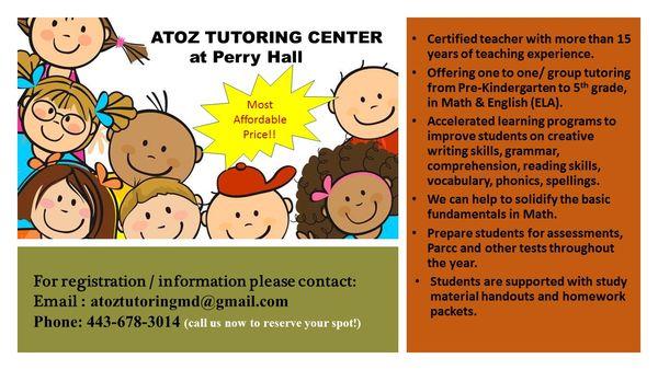 Atoz Tutoring Center