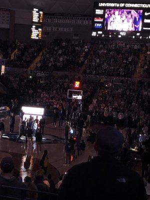 Ray Allen number retirement ceremony