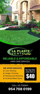 La Plante Verte Lawn Care Services