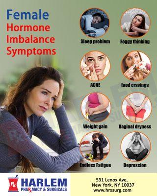 Female hormone imbalance symptoms