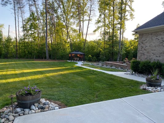 new patio and gazebo