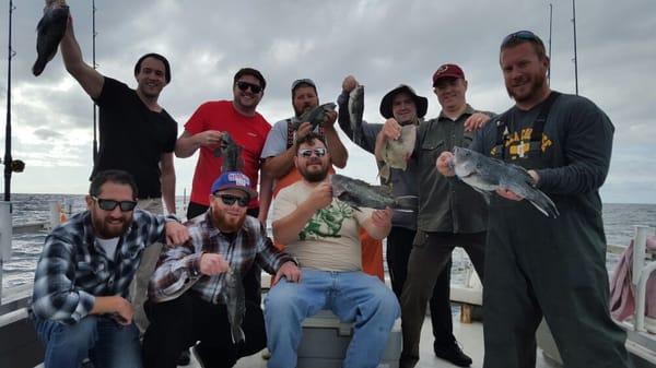 Awesome deep sea fishing bachelor party blast summer 2015