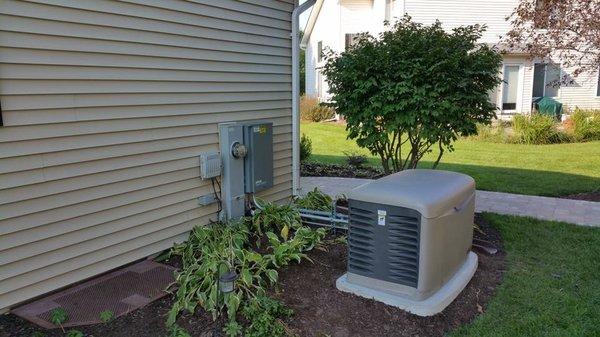 Kohler generator residential install