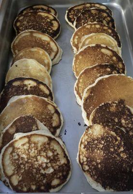 Pancakes served on the breakfast buffet every Saturday (except holidays) and only $11.00 for endless options.