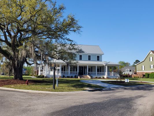 Standing Seam Metal Roofing - Silver