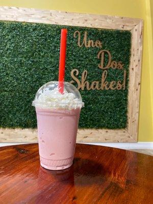 Strawberry cheesecake shake