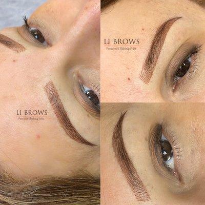 Combo Brows (Microblading and Shading)