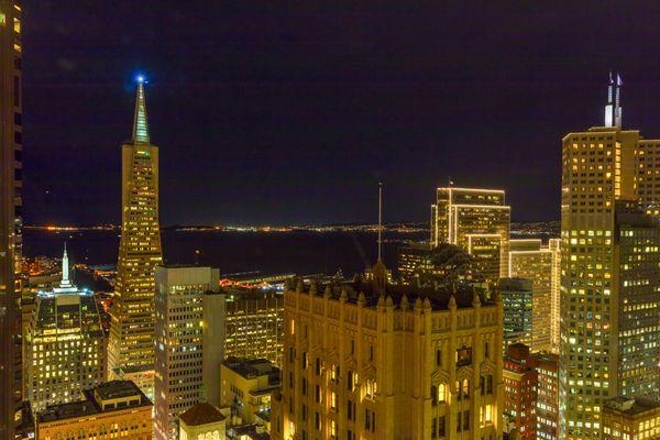 Pyramid Building and Russ Building from 333 Bush