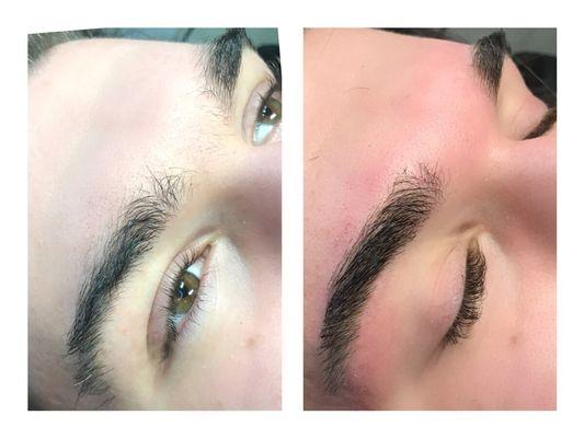 Men brow service