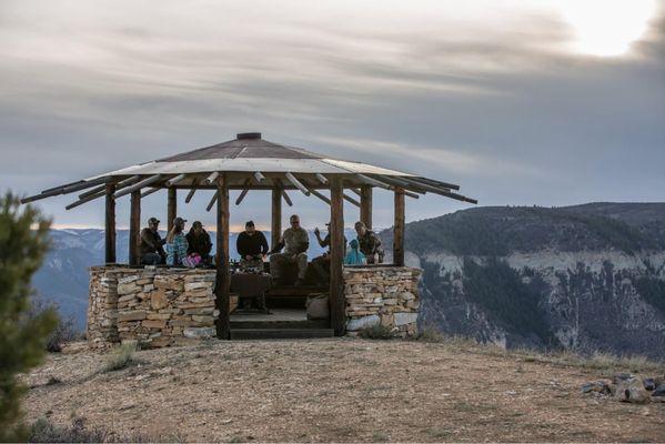 Gazebo on the mountain!