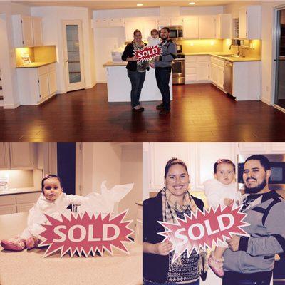 We helped this beautiful growing family sell their first home and purchase another!