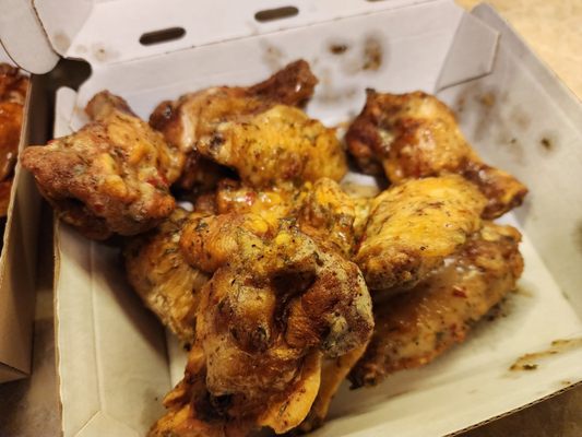 Garlic Parmigiano wings