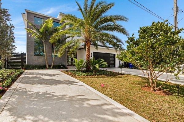 Beautiful 2 story house we built from the ground up in Pompano Beach, FL on the water.