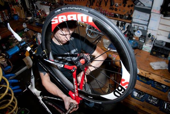 We have all the tools and the know how to get your bike running tip top. Check us out!